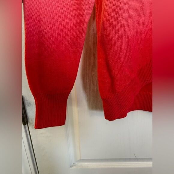 Pink Victoria secret off the shoulder sweater ombre pink women’s medium - Picture 12 of 14